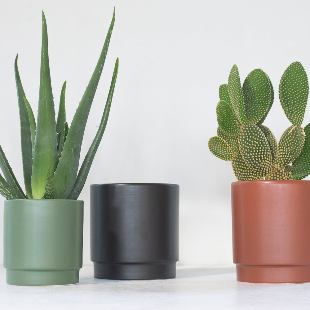 Obal na květináč Sense Matt Černá