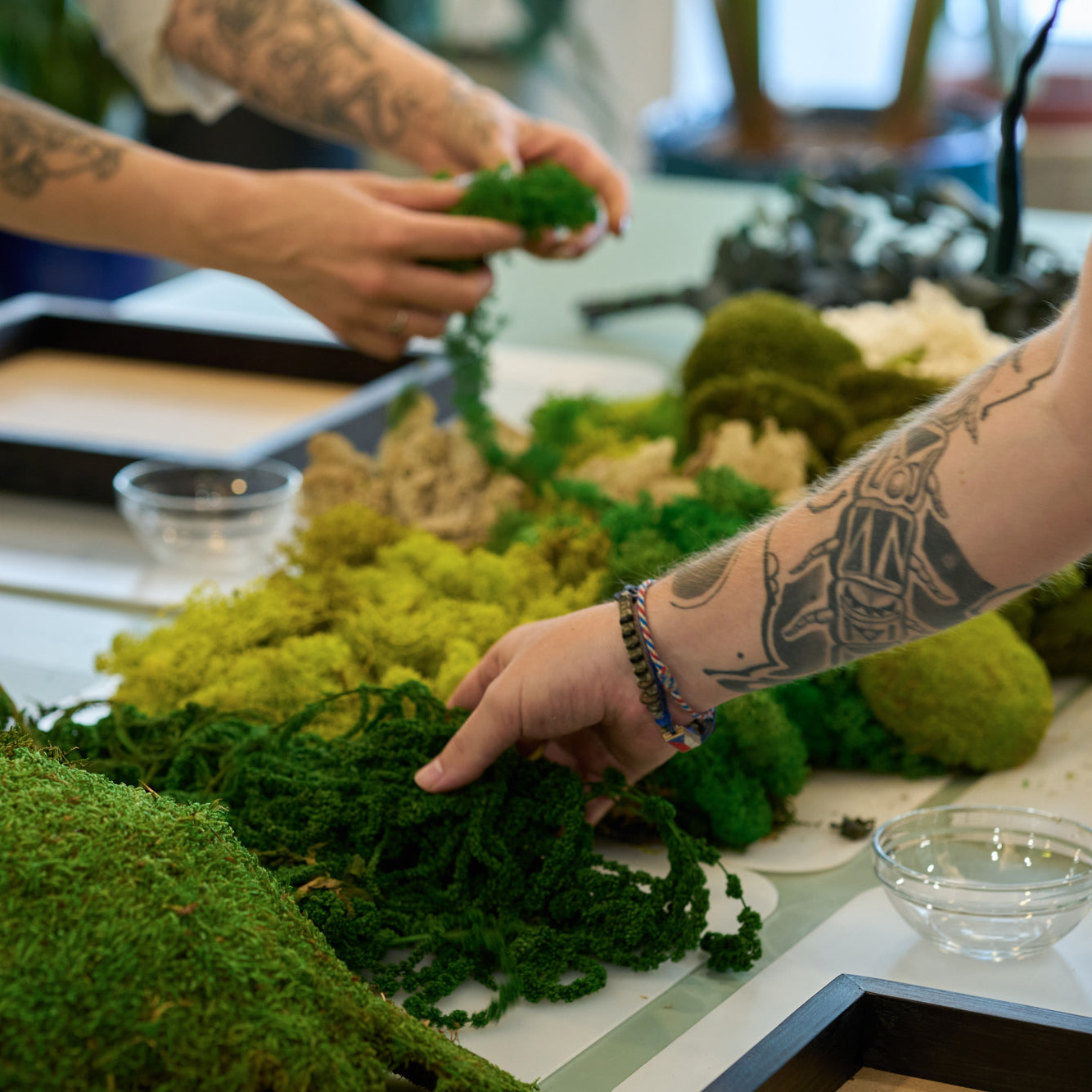 Workshop: Výroba mechového obrazu