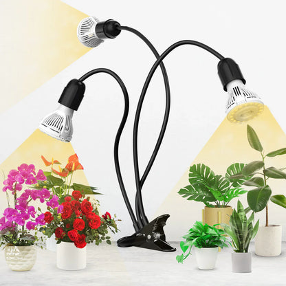 SANSI 30W LED nastavitelná lampička pro růst rostlin s časovačem