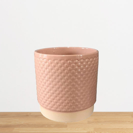 Obal na květináč Eno Teardrop Růžová