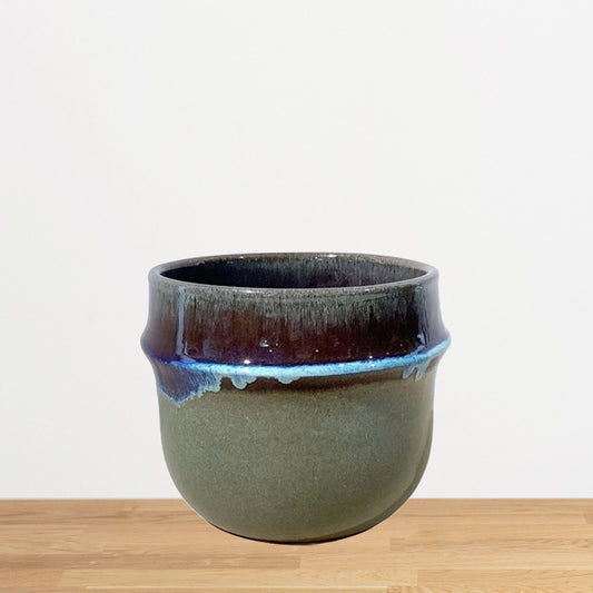 Obal na květináč Take five modrý