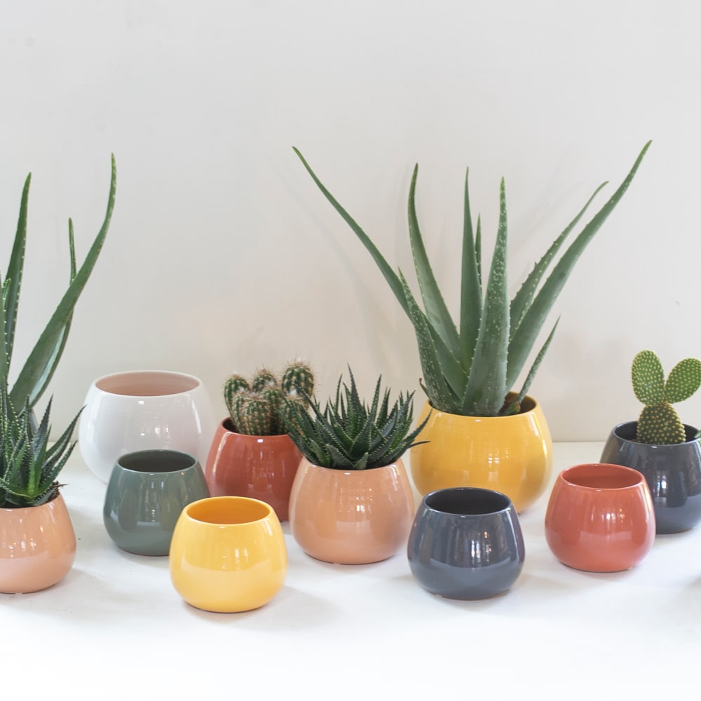 Obal na květináč Cielo Ocelová