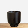 Flower pot cover Pato black