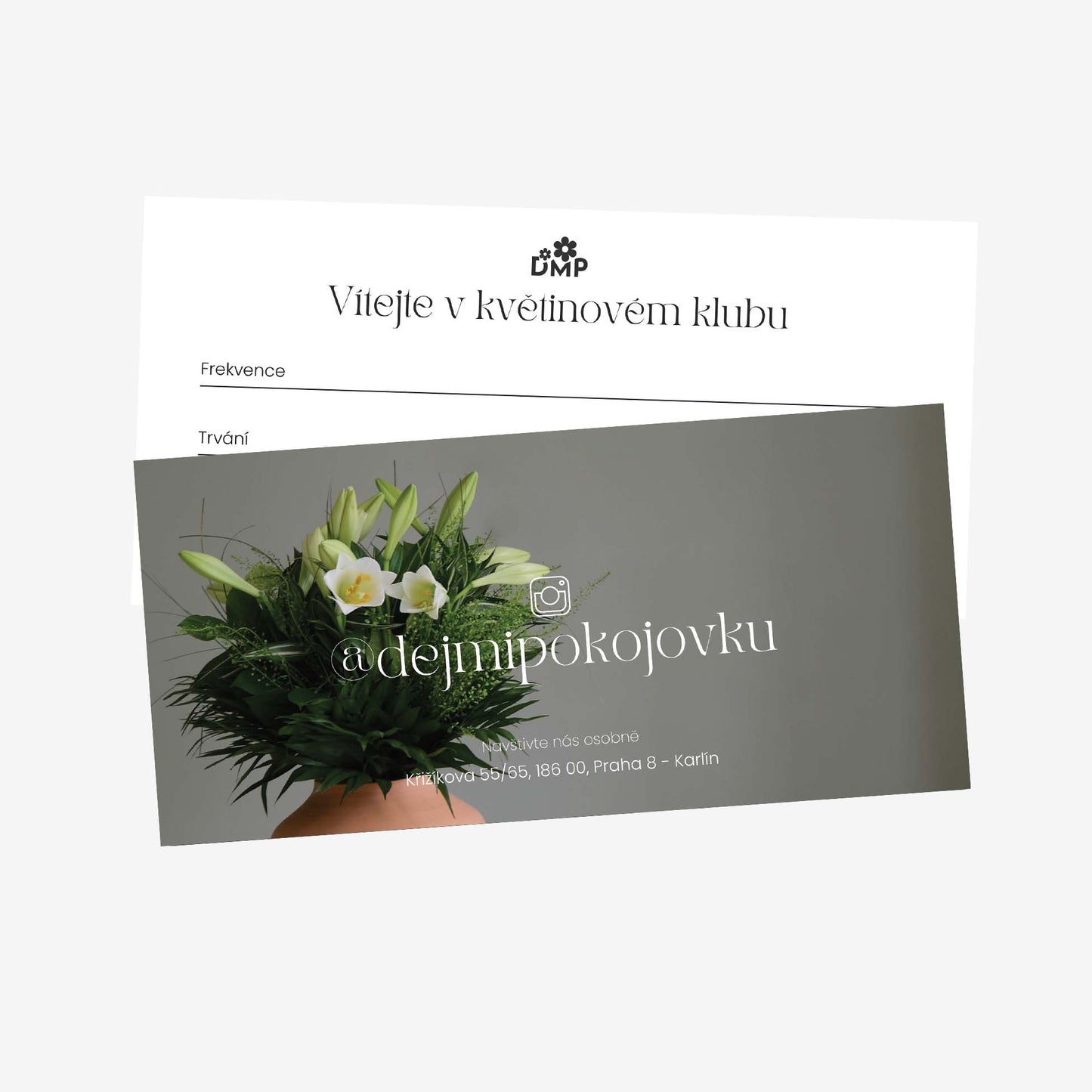 Dárkový poukaz na předplatné kytic