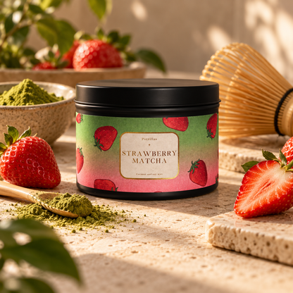 Vonná svíčka Strawberry Matcha
