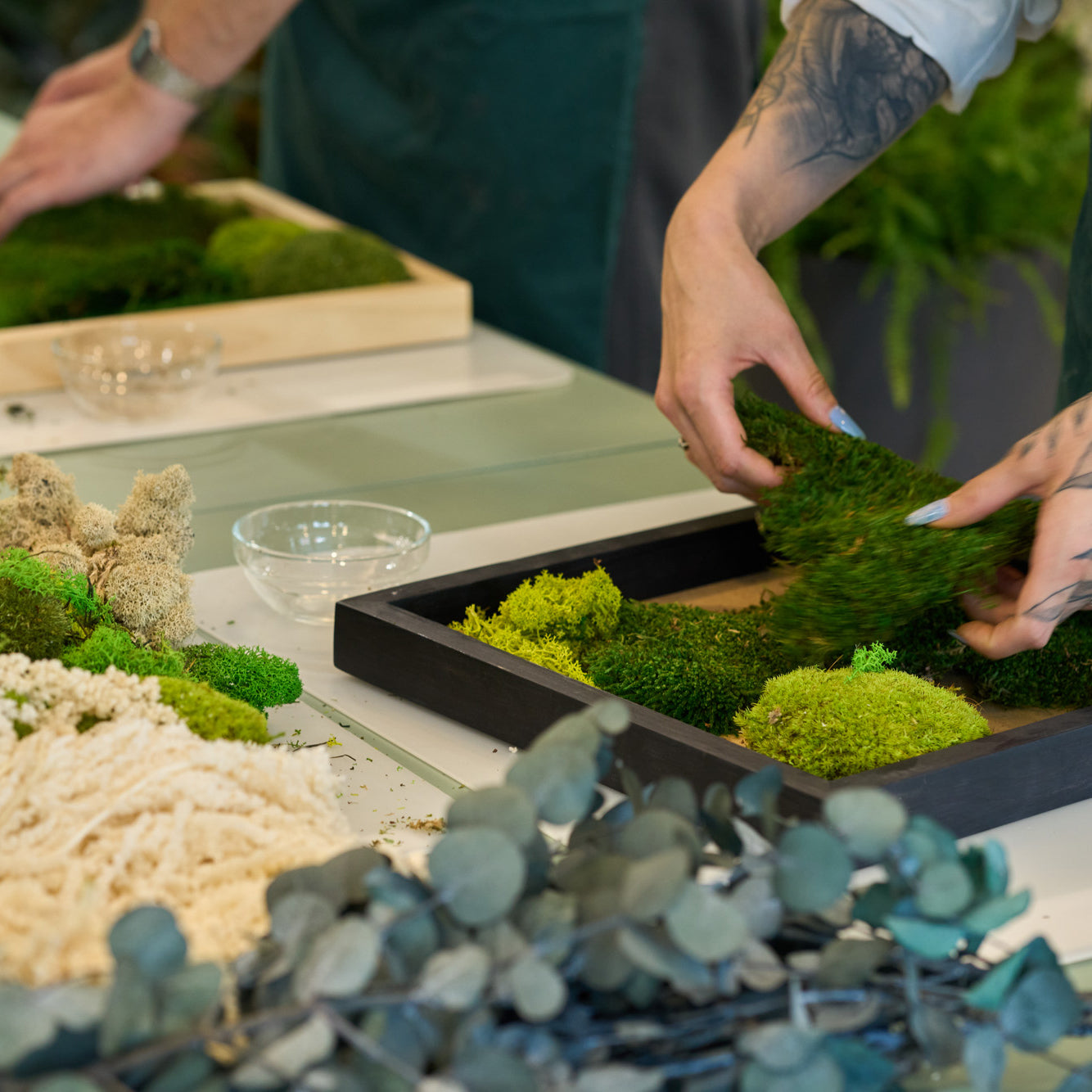 Workshop: Výroba mechového obrazu