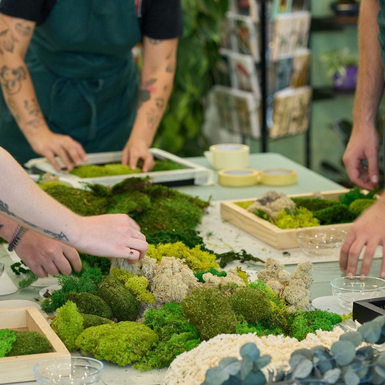 Workshop: Výroba mechového obrazu